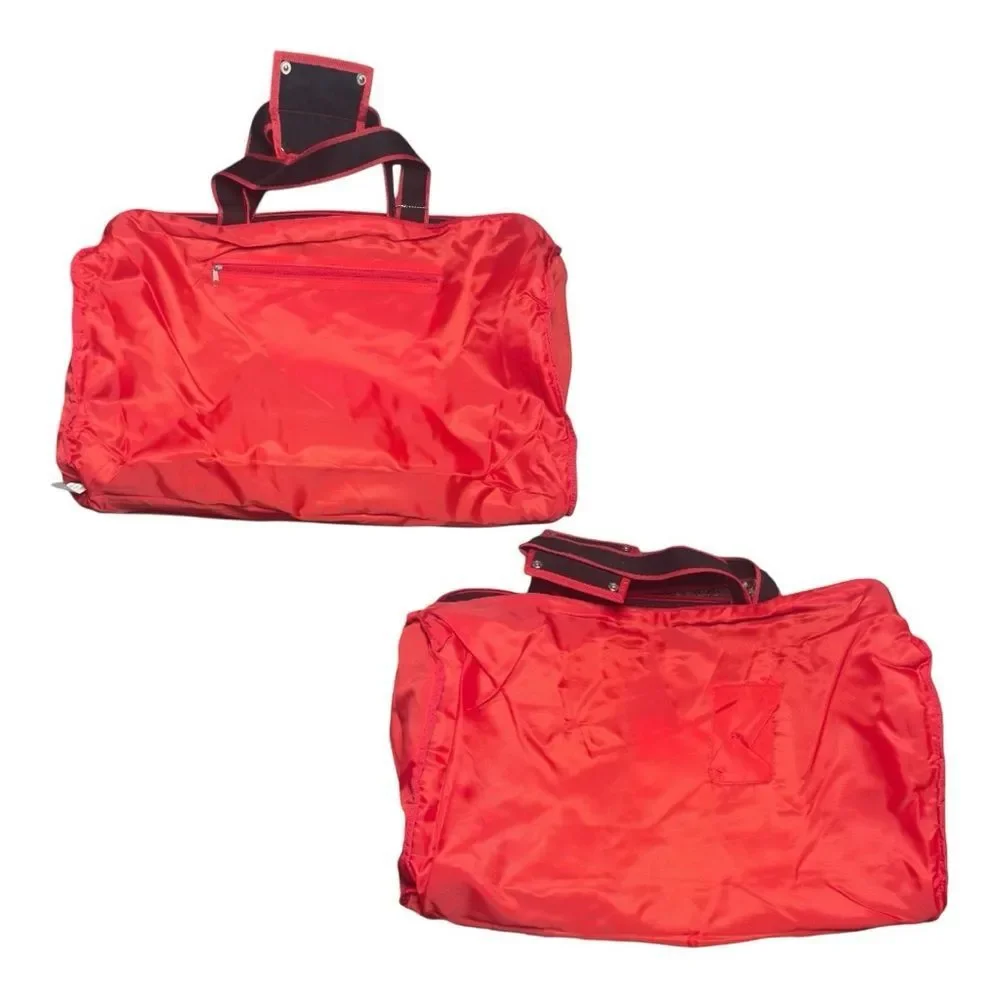 NWOT Alan Stuart Nebraska Huskers Black and Red Duffel Bag Sz L